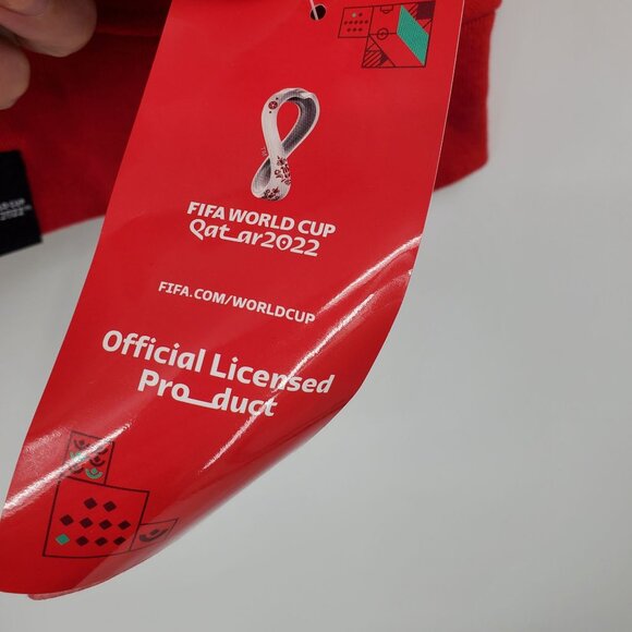 NWT Fifa World Cup Qatar 2022 Long Sleeve Pullover Sweatshirt  Size Small - Picture 8 of 13